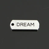 10pcs Charms Forever Faith Hope Brave Love Blessed Believe Dream Fearless Family 21x8mm Tibetan DIY Antique Pendants