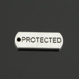 10pcs Charms Forever Faith Hope Brave Love Blessed Believe Dream Fearless Family 21x8mm Tibetan DIY Antique Pendants