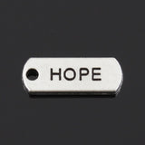 10pcs Charms Forever Faith Hope Brave Love Blessed Believe Dream Fearless Family 21x8mm Tibetan DIY Antique Pendants
