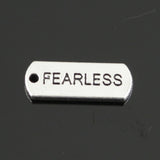 10pcs Charms Forever Faith Hope Brave Love Blessed Believe Dream Fearless Family 21x8mm Tibetan DIY Antique Pendants