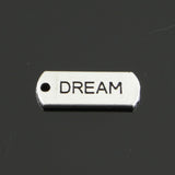 10pcs Charms Forever Faith Hope Brave Love Blessed Believe Dream Fearless Family 21x8mm Tibetan DIY Antique Pendants