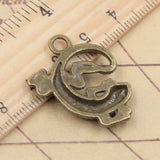 10pcs Charms Gecko Lizard 31x24mm Tibetan Bronze Silver Color Pendants Antique Jewelry Making DIY Handmade Craft