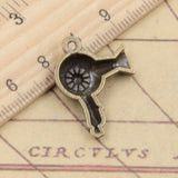 10pcs Charms Hair Dryer Blow 26x20mm Tibetan Bronze Silver Color Pendants Antique Jewelry Making DIY Handmade Craft