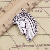10pcs Charms Horse 36x26mm Tibetan Silver Color Pendants Antique Jewelry Making DIY Handmade Craft Pendant