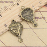 10pcs Charms Hot Air Balloon 29x17mm Tibetan Bronze Silver Color Pendants Antique Jewelry Making DIY Handmade Craft Pendant