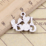 10pcs Charms I Love Golf 17x22mm Tibetan Silver Color Pendants Antique Jewelry Making DIY Handmade Craft