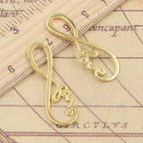 10pcs Charms Infinity Love Connector 39x15mm Tibetan Bronze Silver Color Pendants Antique Jewelry Making DIY Handmade Craft