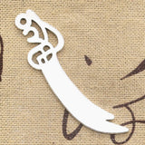 10pcs Charms Knife 58x15mm Antique Silver Color Pendants DIY Crafts Making Findings Handmade Tibetan Jewelry