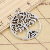 10pcs Charms Life Tree 29x26mm Tibetan Silver Color Pendants Antique Jewelry Making DIY Handmade Craft