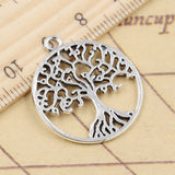 10pcs Charms Life Tree 29x26mm Tibetan Silver Color Pendants Antique Jewelry Making DIY Handmade Craft
