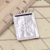 10pcs Charms Life Tree 32x22mm Tibetan Bronze Silver Color Pendants Antique Jewelry Making DIY Handmade Craft