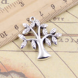 10pcs Charms Life Tree 33x31mm Tibetan Bronze Silver Color Pendants Antique Jewelry Making DIY Handmade Craft
