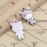 10pcs Charms Little Boy Girl 23x14mm Tibetan Silver Color Pendants Antique Jewelry Making DIY Handmade Craft