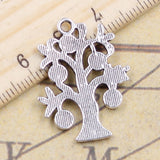 10pcs Charms Money Tree 29x21mm Antique Silver Color Pendants Making DIY Handmade Jewelry Factory Wholesale