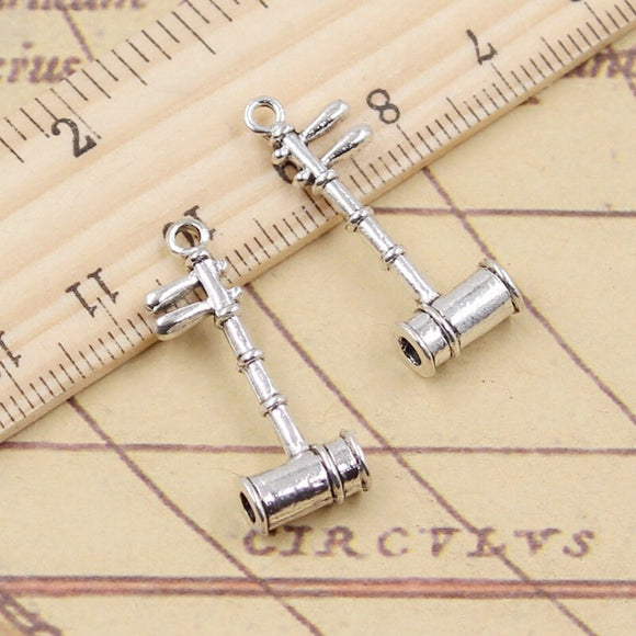 10pcs Charms Musical Instrument Erhu 29x10mm Tibetan Silver Color Pendants Antique Jewelry Making DIY Handmade Craft