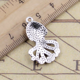 10pcs Charms Octopus 28x18mm Tibetan Silver Color Pendants Antique Jewelry Making DIY Handmade Craft