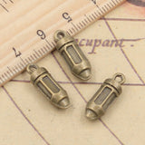 10pcs Charms Pencil 18x7x6mm Antique Bronze Silver Color Pendants Making DIY Handmade Jewelry Factory Wholesale