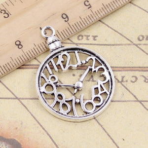 10pcs Charms Pocket Watch 39x29mm Tibetan Silver Color Pendants Antique Jewelry Making DIY Handmade Craft Pendant