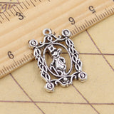 10pcs Charms Rabbit 27x19mm Tibetan Silver Color Pendants Antique Jewelry Making DIY Handmade Craft