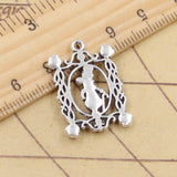 10pcs Charms Rabbit 27x19mm Tibetan Silver Color Pendants Antique Jewelry Making DIY Handmade Craft