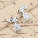 10pcs Charms Retro Feather Ink Pen quill-pen 20x14x6mm Tibetan Silver Color Pendants Antique Jewelry Making DIY Handmade Craft