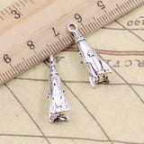 10pcs Charms Rocket Spaceship 24x9x9mm DIY Retro Jewelry Braclet Necklace Antique Bronze Silver Color Pendant EF3594