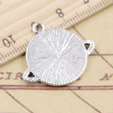 10pcs Charms Saturn Planet Spark Star 25x28mm Tibetan Silver Color Pendants Antique Jewelry Making DIY Handmade Craft