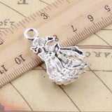 10pcs Charms Skeleton Skull Hand 38x21mm Tibetan Silver Color Pendants Antique Jewelry Making DIY Handmade Craft Pendant EF3954