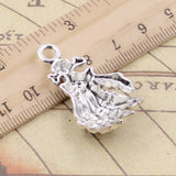 10pcs Charms Skeleton Skull Hand 38x21mm Tibetan Silver Color Pendants Antique Jewelry Making DIY Handmade Craft Pendant