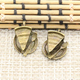 10pcs Charms Slice Of Pie Plate Fork 19x13mm Tibetan Silver Color Pendants Antique Jewelry Making DIY Handmade Craft