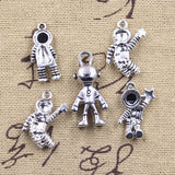 10pcs Charms Space Man Universe Astronaut Star Antique Silver Color Pendants DIY Crafts Making Findings Handmade Tibetan Jewelry