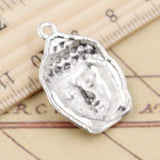 10pcs Charms Tathagata Meditate Buddha 28x20mm Tibetan Bronze Silver Color Pendants Antique Jewelry Making DIY Handmade Craft