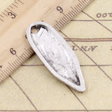 10pcs Charms Tiki Tribal Mask 40x15mm Tibetan Silver Color Pendants Antique Jewelry Making DIY Handmade Craft