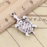 10pcs Charms Tortoise Turtle Sea 30x15mm Tibetan Silver Color Pendants Antique Jewelry Making DIY Handmade Craft