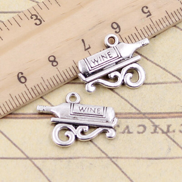 10pcs Charms Wine Rack 17x22mm Tibetan Silver Color Pendants Antique Jewelry Making DIY Handmade Craft Pendant