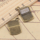 10pcs Charms computer laptop 21x13mm Tibetan Bronze Silver Color Pendants Antique Jewelry Making DIY Handmade Craft EF4659