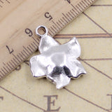 10pcs Charms flower 25x22mm Tibetan Silver Color Pendants Antique Jewelry Making DIY Handmade Craft