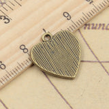 10pcs Charms heart baby foot prints 19x18mm Tibetan Bronze Silver Color Pendants Antique Jewelry Making DIY Handmade Craft EF4120
