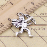 10pcs Charms love angel Cupid 29x26mm Tibetan Silver Color Pendants Antique Jewelry Making DIY Handmade Craft