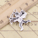 10pcs Charms love angel Cupid 29x26mm Tibetan Silver Color Pendants Antique Jewelry Making DIY Handmade Craft