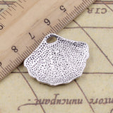 10pcs Charms scallop shell 25x30mm Tibetan Silver Color Pendants Antique Jewelry Making DIY Handmade Craft