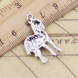 10pcs Charms zebra pinto 30x17mm Tibetan Silver Color Pendants Antique Jewelry Making DIY Handmade Craft