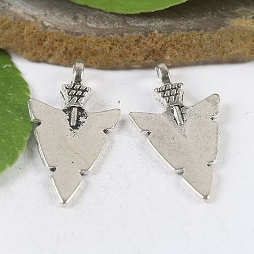 10pcs Arrowhead charms for Jewelry Making h0951