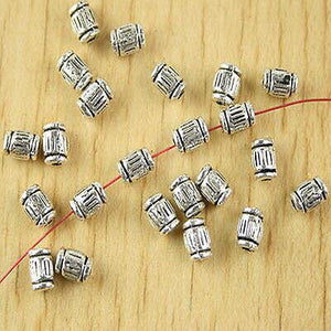 80pcs Tibetan silver tube spacer beads h2780