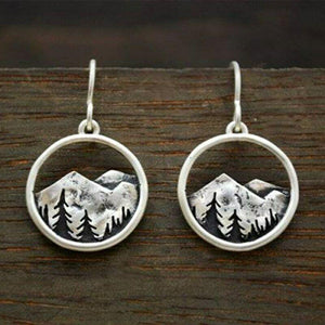 Fashion Jewelry Hook Earring Mountain peaks Earring Round Earring