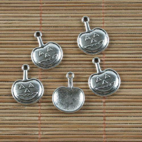 14pcs Tibetan silver smile face design pendant h0194