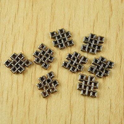 50pcs dark gold-tone maze charms findings h1986