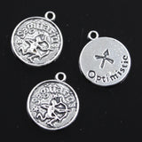 12pcs Charms Zodiac Aries Pisces Gemini Taurus  Cancer Vigro Scorpio Leo Libra 20x17mm Silver Color Pendants DIY Making Jewelry
