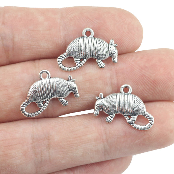 12pcs/lot 13*19mm Antique Silver Color Animal Mouse Mice Charm Pendant DIY Handmade Jewelry Accessories