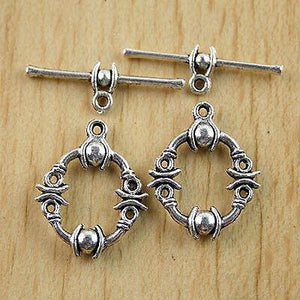 16sets Tibetan Silver Toggle Clasp H0548